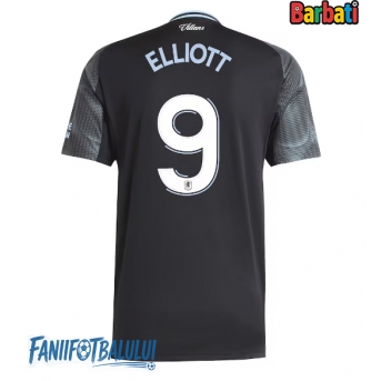 Aston Villa Harvey Elliott #9 Tricou Fotbal Replică 2025-26 Barbati Deplasare